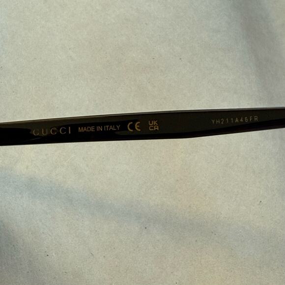 Gucci Black Gold Gradient Oversized Sunglasses GGO022S main image 3